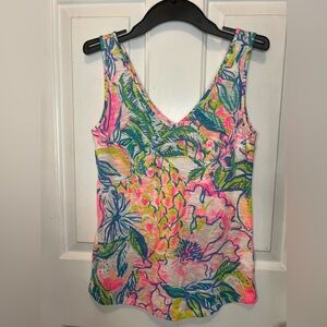 NWOT Lilly Pulitzer Gigi Multi Fiesta Bamba Tank Size XXS